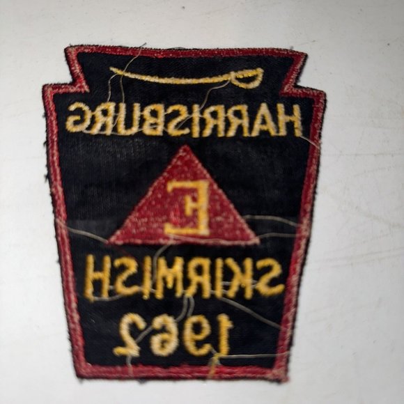 Harrisburg E Skirmish 1962 Patch Field Officer Saber - Picture 5 of 7